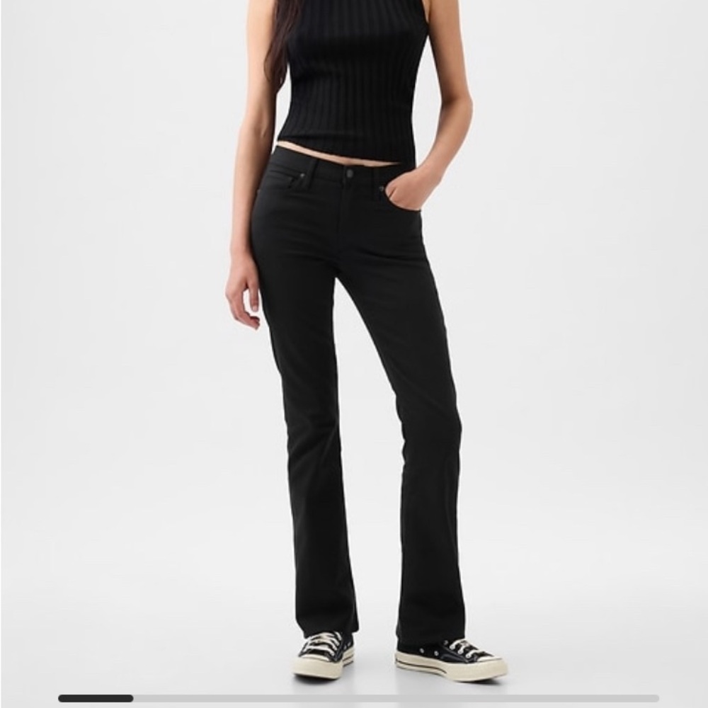 Gap Baby Boot Mid Rise Black Jeans